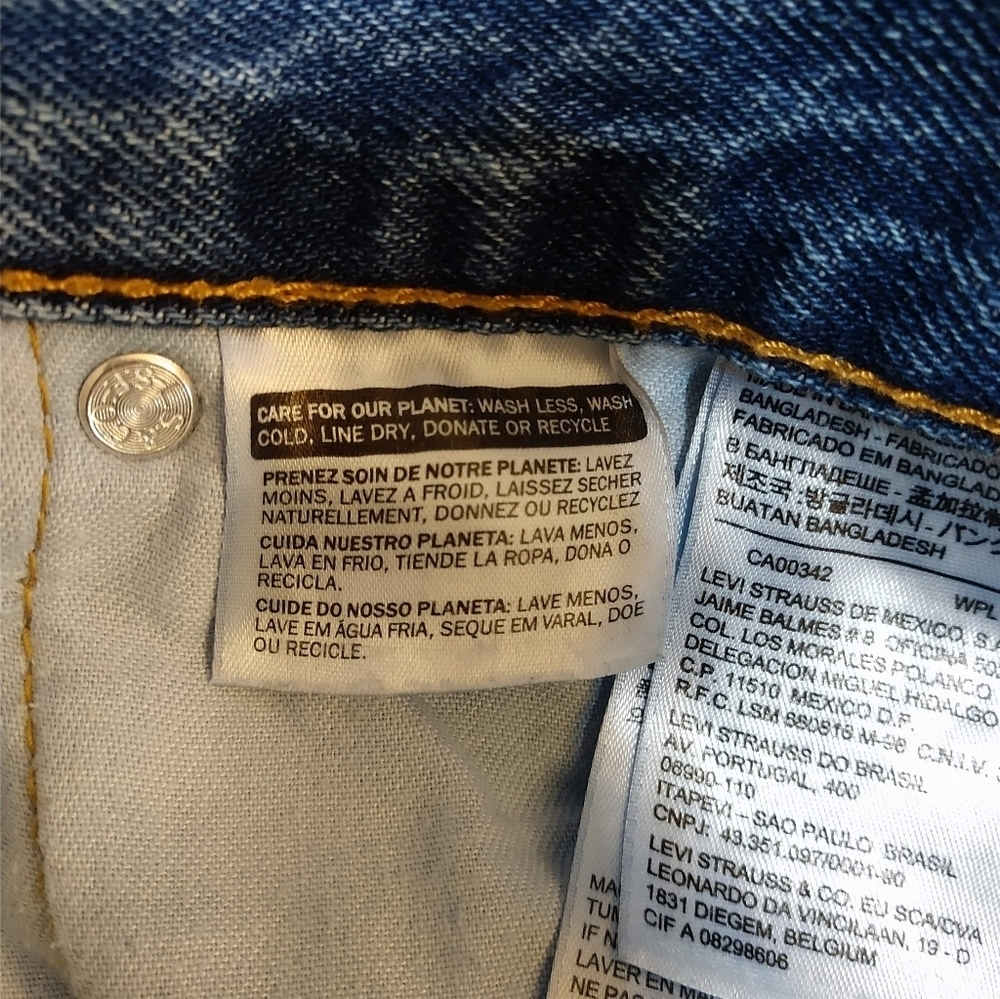 Men's Levi's 505 Straight Leg Jeans Size 40x29 - Picture 9 of 10